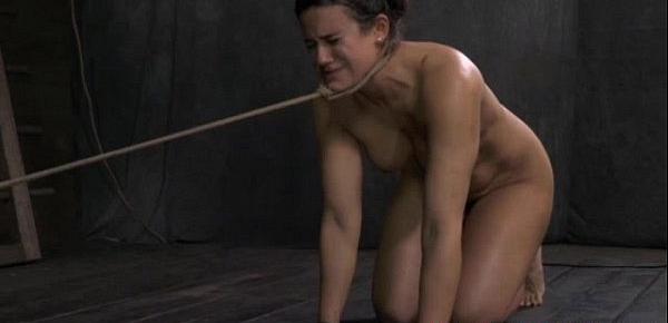  Frogtied bonded slut being humiliated